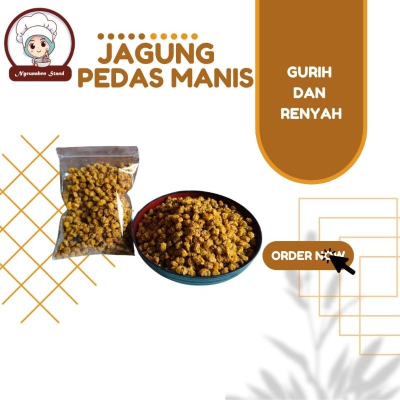 

Jagung kriuk pedas manis bikin ketagihan 250 gram