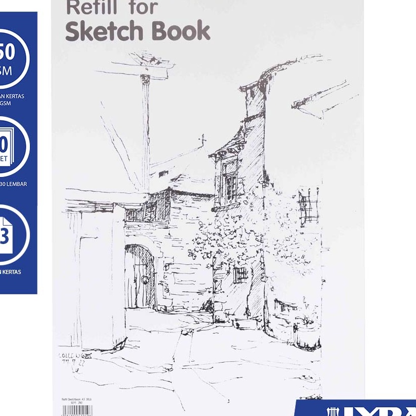 

Hot LYRA Refill Sketch Book A3 3 Sheet 15gsm Buku Sketsa untuk Menggambar