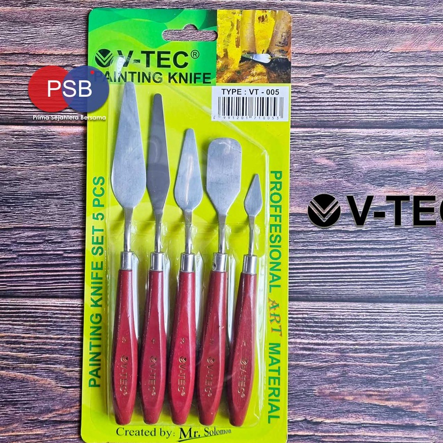 

KP8 Pisau Palet VTEC Painting Knife VTEC set 5 pcs
