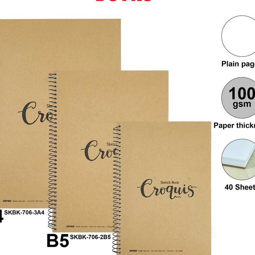 

Premium Buku Sketsa Gambar Sketch Book Joyko SKBK76