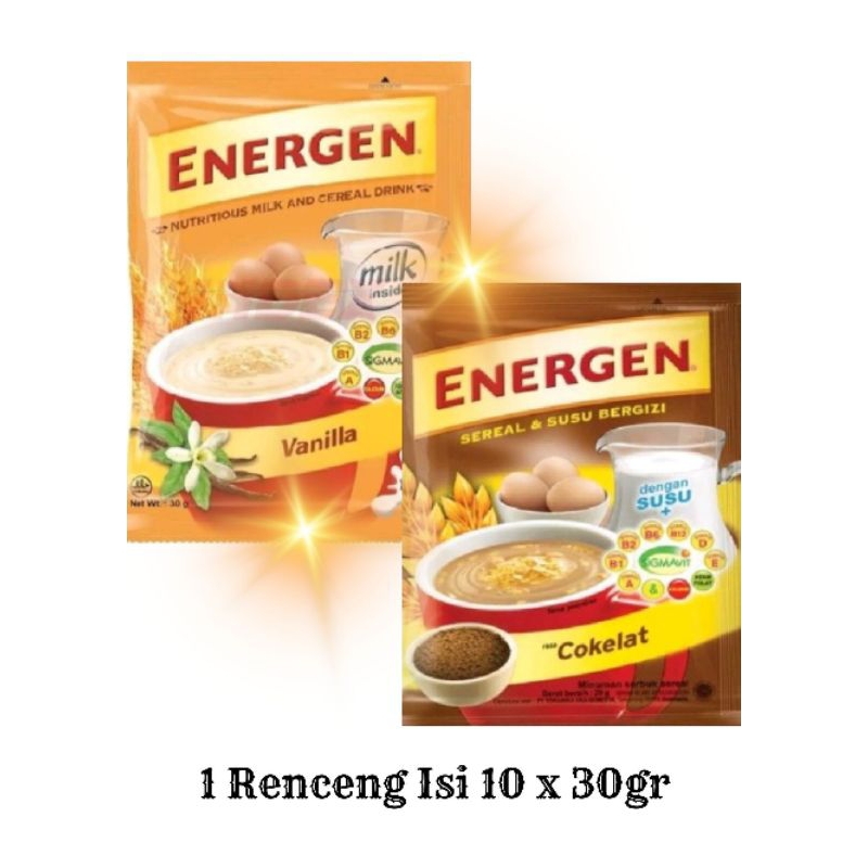 

Energen Susu Sereal 1 Renceng Isi 10 x 30gr