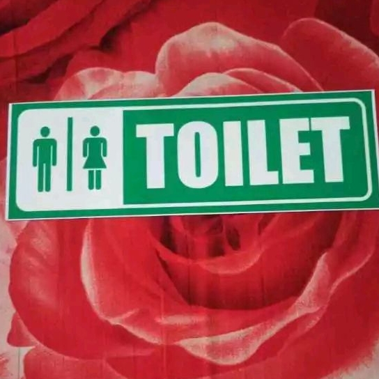 

stiker toilet