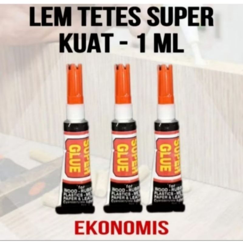

Lem Tetes Super Kuat Lem Setan Tetes Korea Super Instan Glue Kuat Serbaguna Epotec Perekat