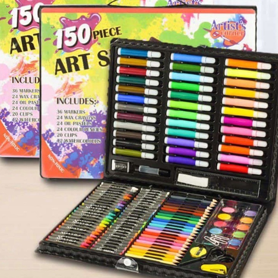 

FG2 AJ CRAYON 15 Crayon Pensil Warna Art Set Pensil Warna Crayon