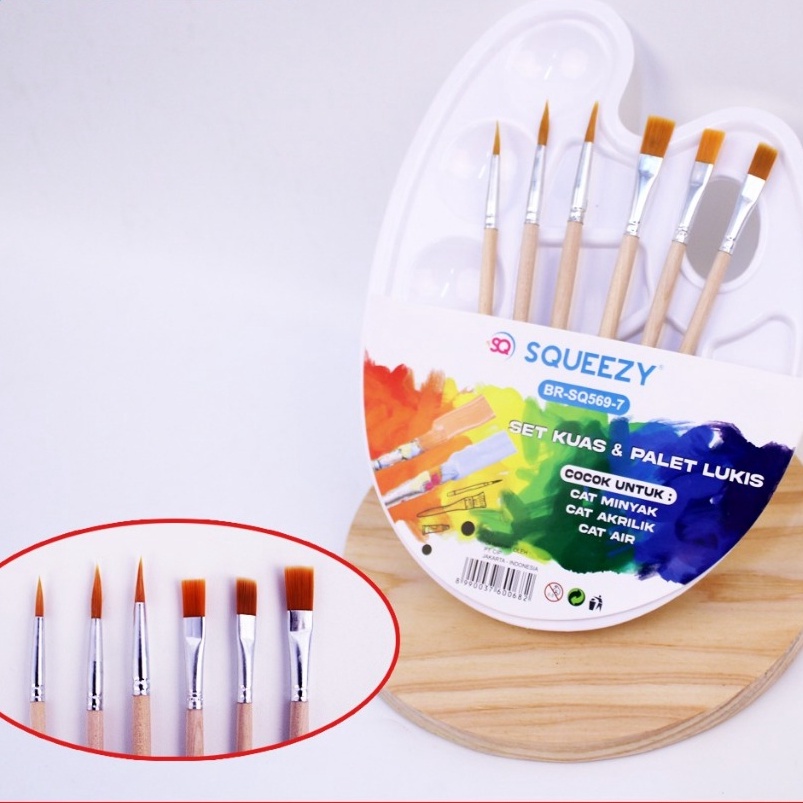 

Murah Koas Set Lukis Palet Lukis SQ569