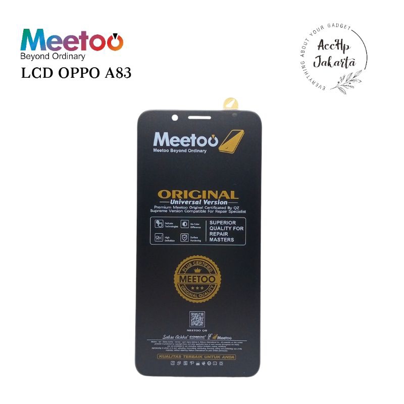 LCD Touchscreen A83 Meetoo Lcd A83 Meetoo Black Original