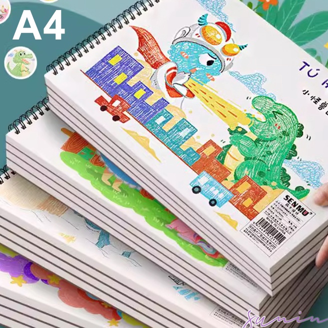 

KP8 WaterColor Book Kes Buku Lukis 35 Lembar Buku Gambar Desain Melukis Water Colour Paper Cat Air Tebal 1gsm Lukis