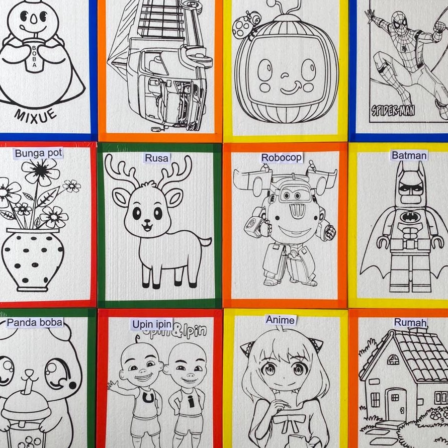 

KF7 1 styrofoam lukis ukuran 3x4 list lakban sterofoam gabus melukis mewarnai steropom gabus styrofoam lukis