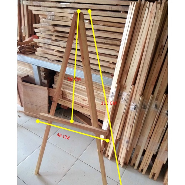 

HJ6 EASEL 11 TRIPOD KAYU STANDING PHOTO KANVAS LUKISAN PAPAN TULIS CONGRATULATIONS WEDDING DAY WHITEBOARD CHALKBOARD DLL