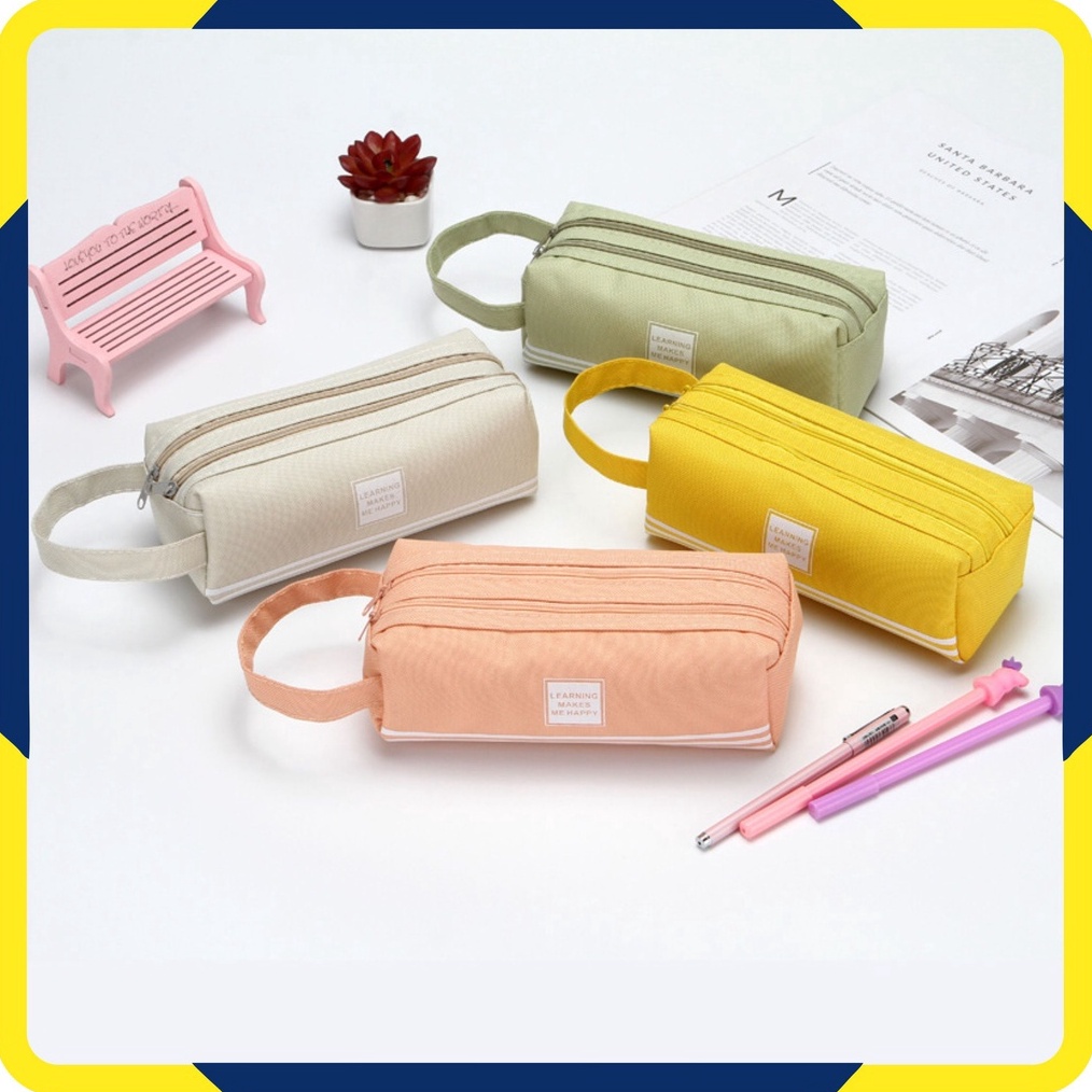 

Promo Spesial Musim Ini Murah Lebay S252 Kotak Pensil Dan Stationery Dual Zipper Dompet Pensil 2