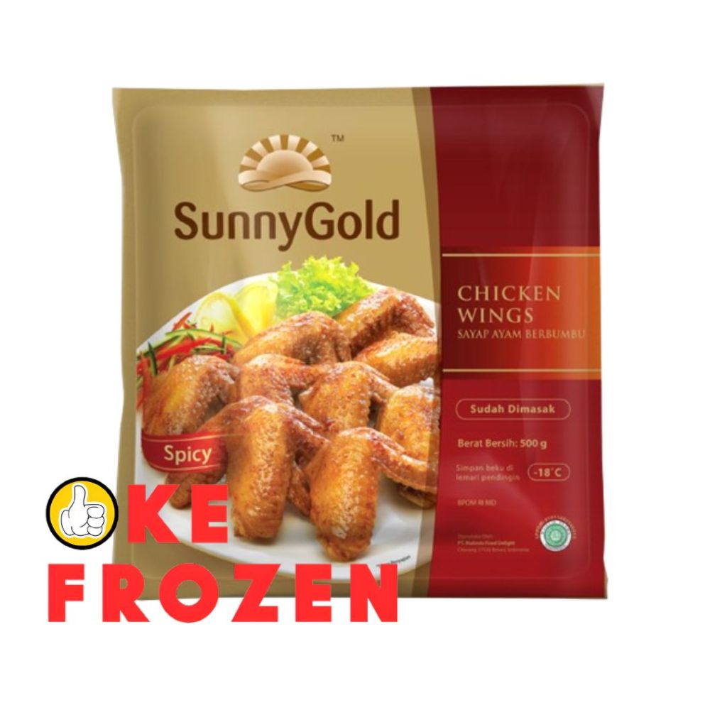 

SUNNY GOLD CHICKEN WINGS 500GR