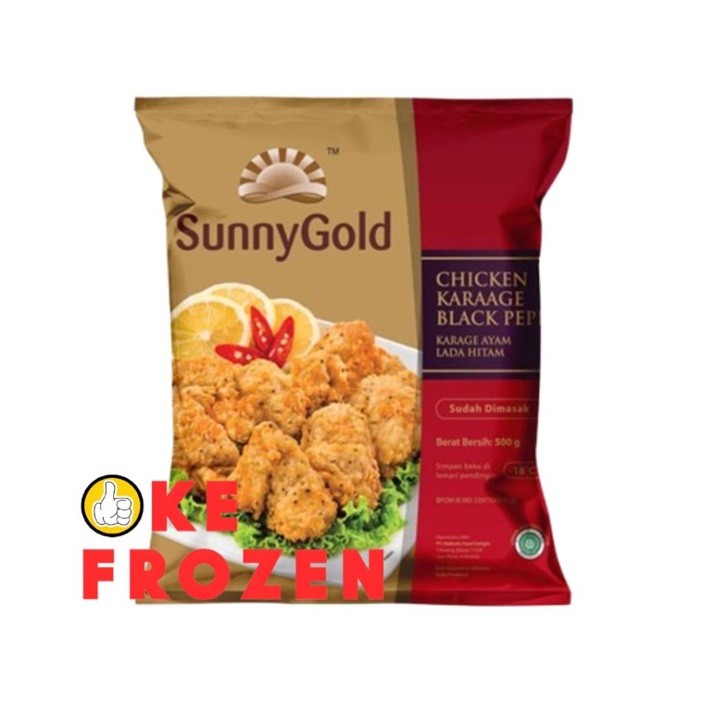 

SUNNY GOLD CHICKEN KARAGE BLACK PEPPER 500GR / KARAGE LADA HITAM