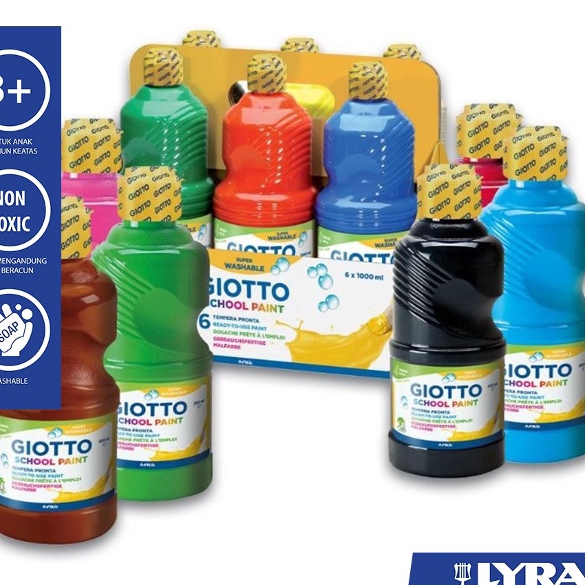 

Unggul Giotto School Poster Paint 1ml