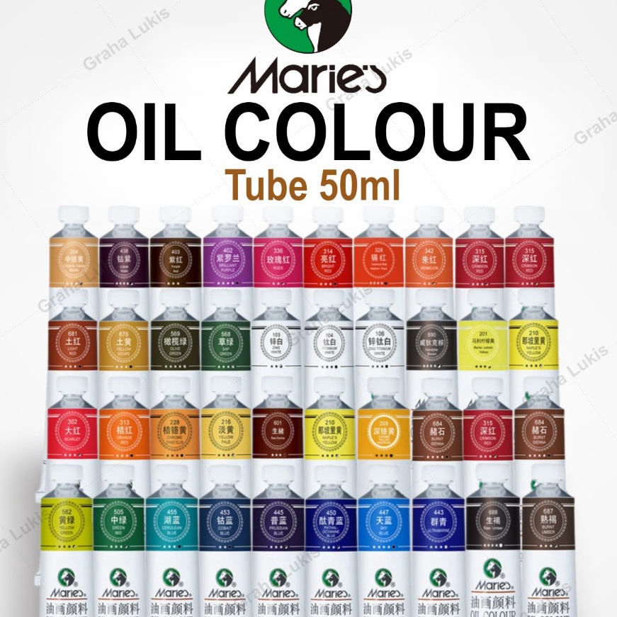 

FG2 Cat Minyak Maries 5ml Maries Oil Paint 5 ml