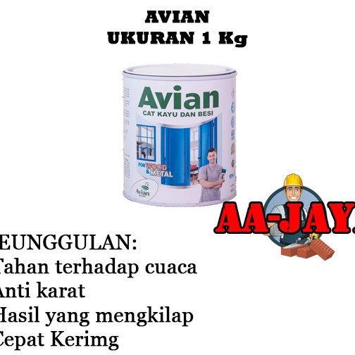

KF7 Cat Minyak Avian Hh Gloss Enamel Ukuran 1 Kg