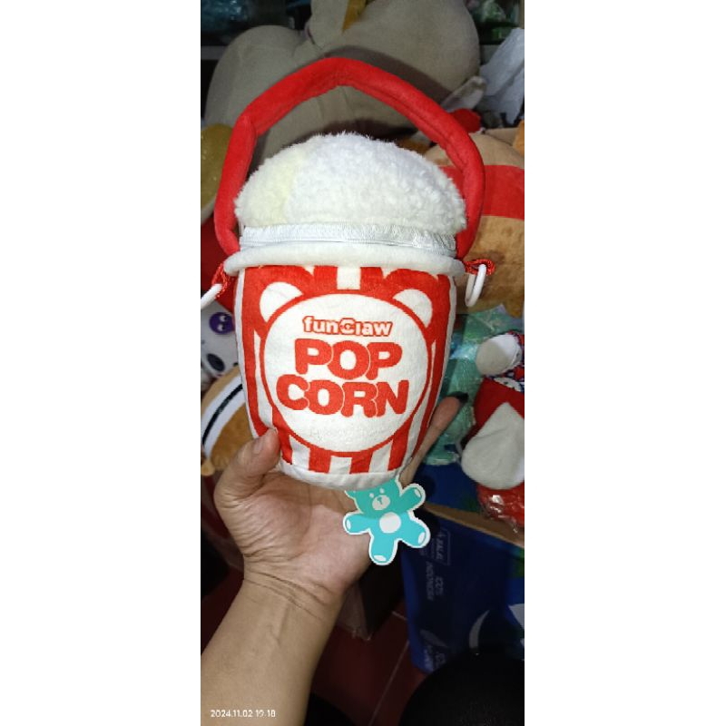 Funclawn Original Popcorn Bucket Plushie