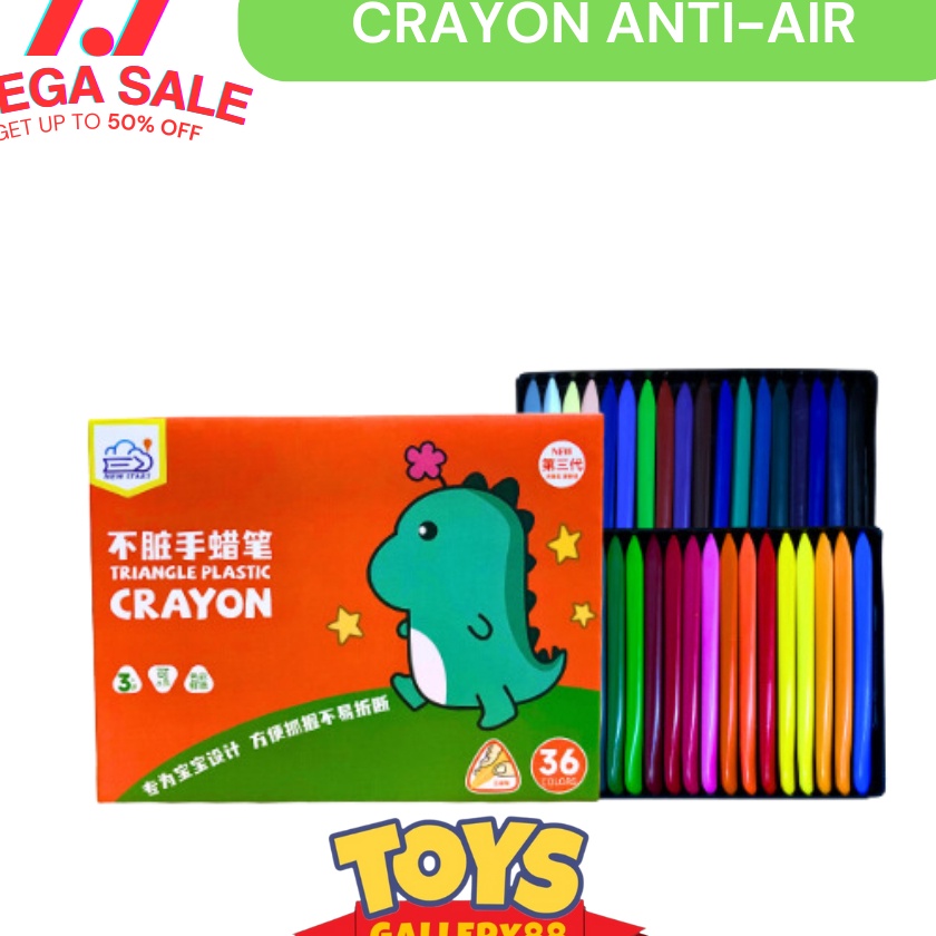 

Hemat CODHH QUALITY CrayonLab Anti Air NonToxic Krayon Sekolah Untuk Mewarnai Yang Aman Anti Dan Sudah Anti Air Krayon Triangle Crayon Plastik Anti Air