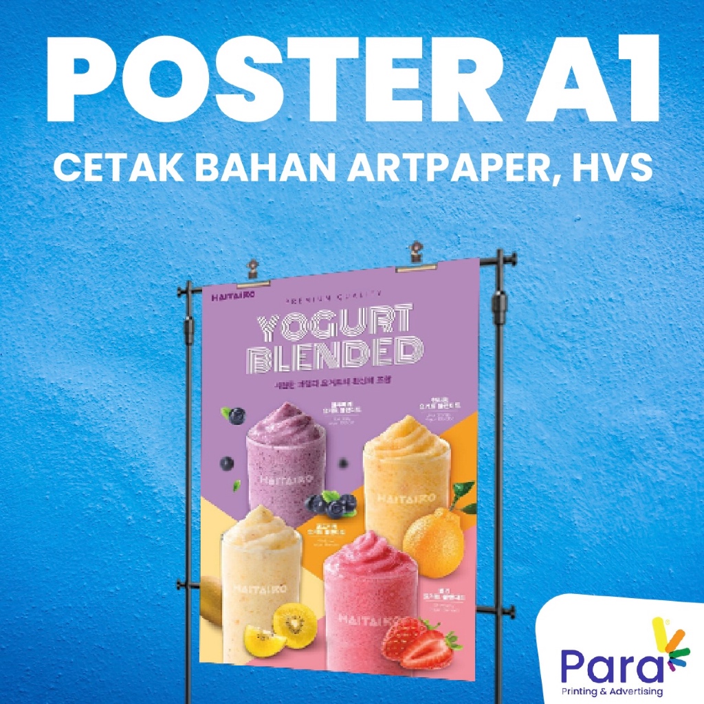 

CETAK POSTER BESAR ARTPAPER | HVS A1 | FULL COLOR