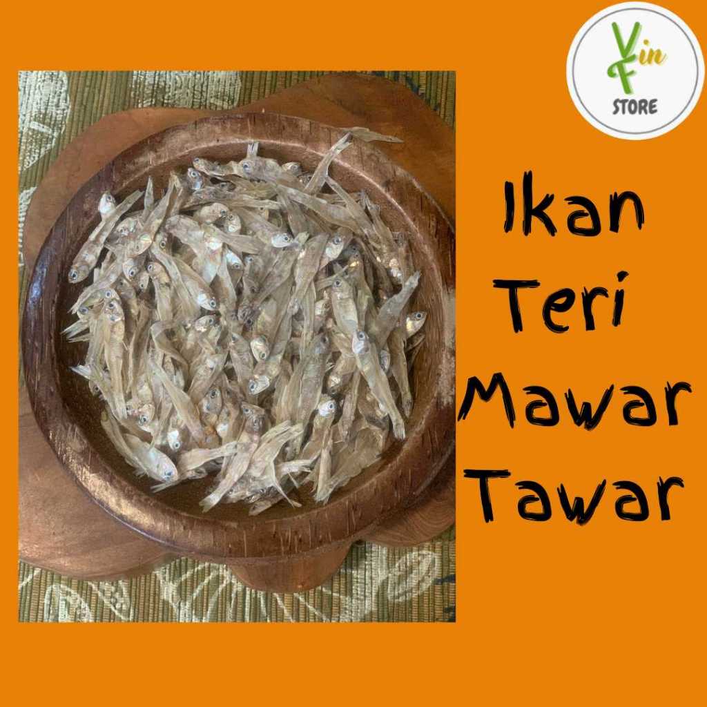

Ikan Teri Mawar Tawar Kering