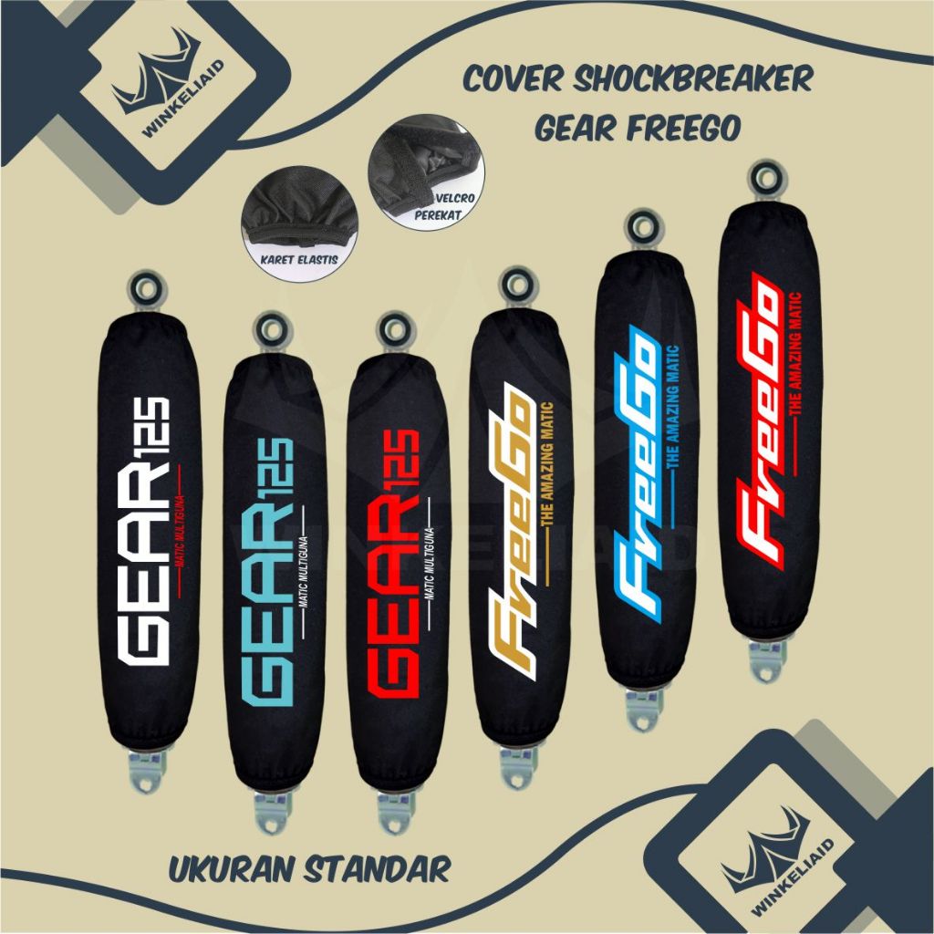 SARUNG SHOCKBREAKER FREEGO GEAR YAMAHA COVER PENUTUP PELINDUNG SHOCKBREAKER YAMAHA GEAR FREEGO