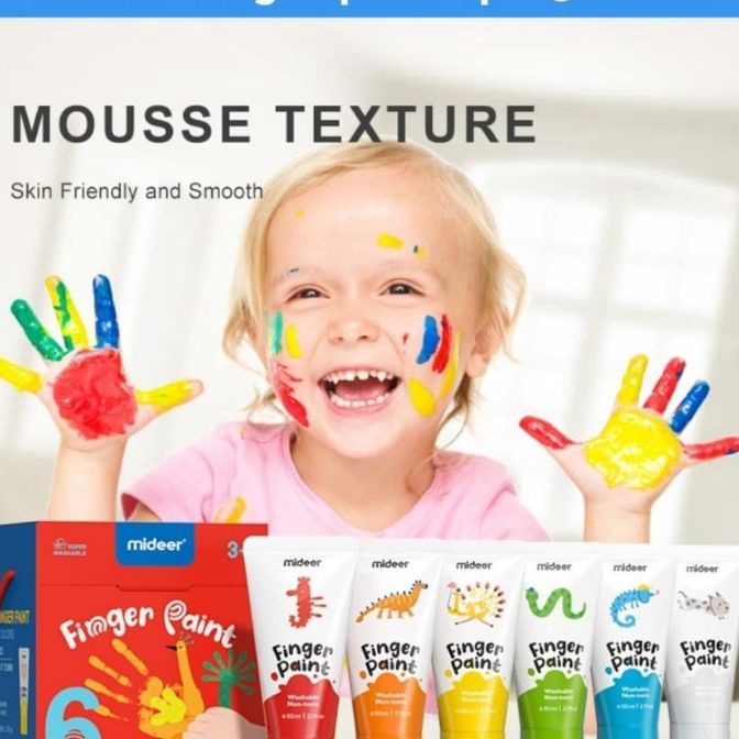 

FG2 mideer finger paint washable non toxic