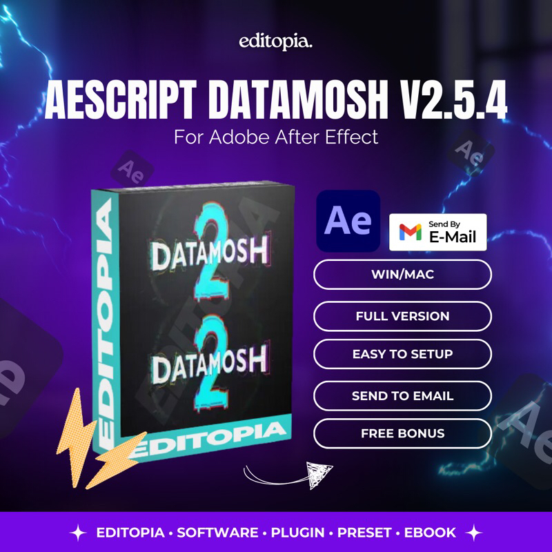 Datamosh 2 Plugin After Effect - Aescript Plugin