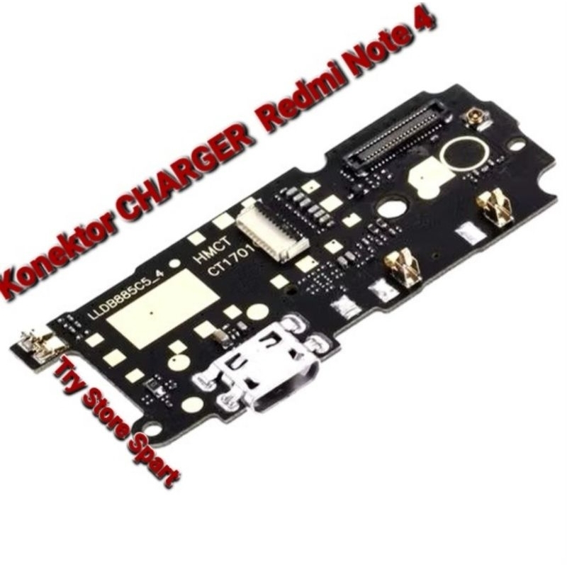 Papan Cas Redmi Note 4 Konektor Charger ORIGINAL