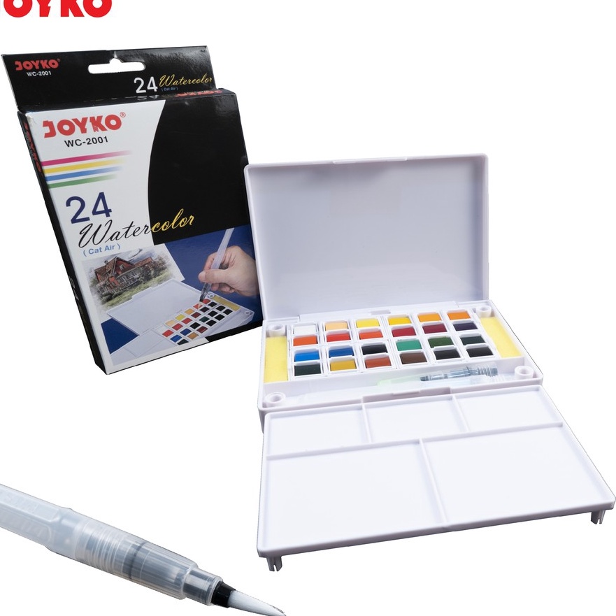 

KI3 Watercolor Cat Air Joyko WC21 24 Colors Warna