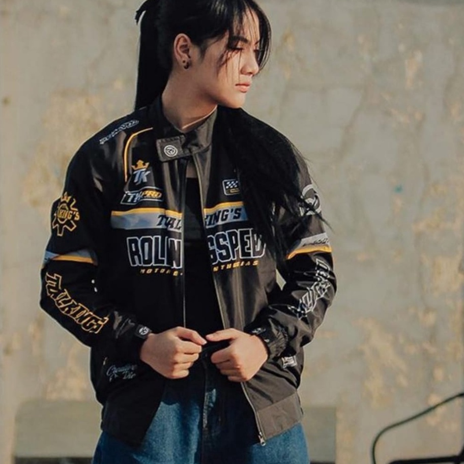 PESTA HARGA SPESIAL Jaket Rollingspeed x Total Kings BlackNyellow