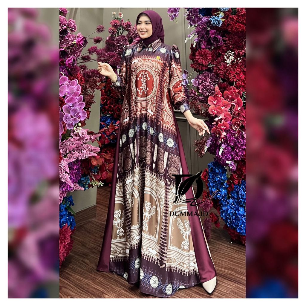 ( NEW ) GAMIS TERBARU ADHEL SET HIJAB DRESS WANITA MUSLIMAH PREMIUM 2025 BY DUMMA.ID