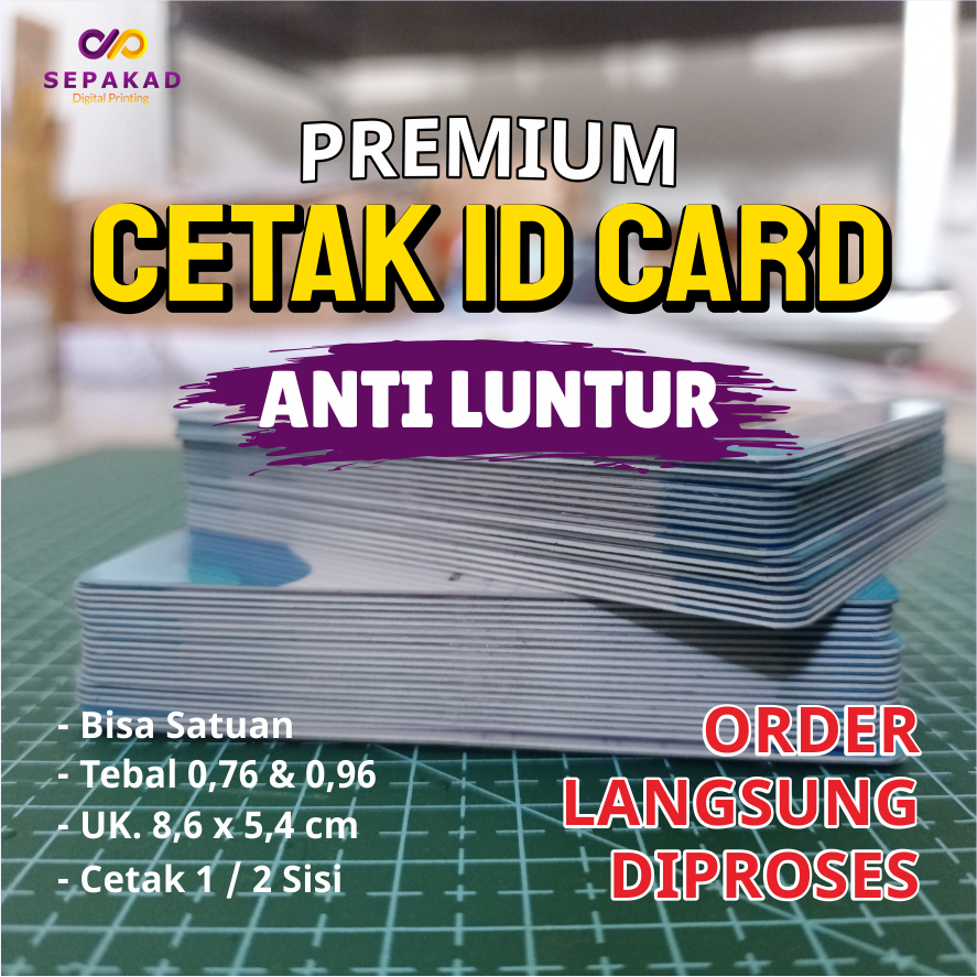 

LANGSUNG JADI | CETAK ID CARD PREMIUM