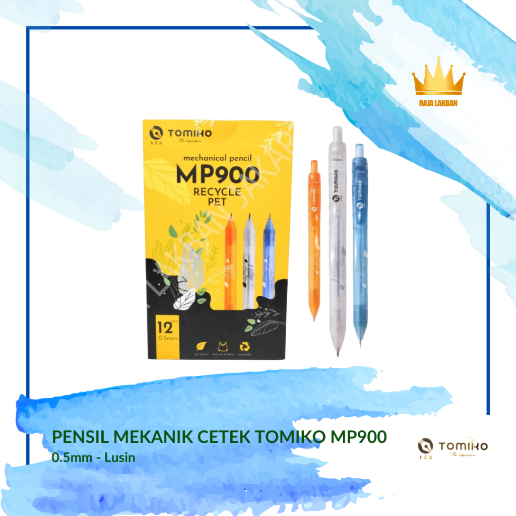 

Lusin - Mechanical Pencil Pensil Mekanik Cetek Tomiko MP900/ 0.5mm