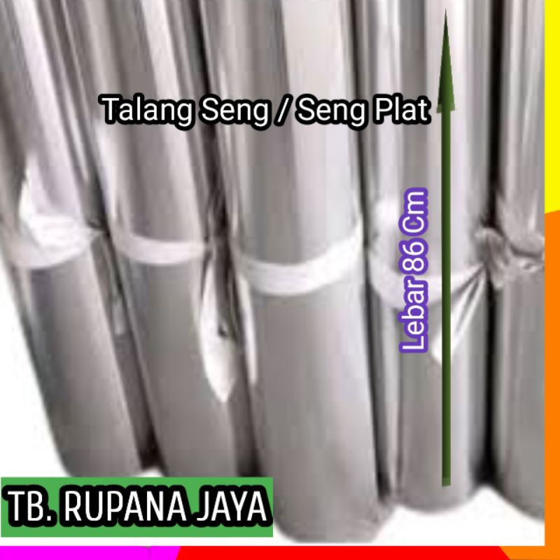 Seng Talang / Talang seng / Seng Plat Lebar 86 cm
