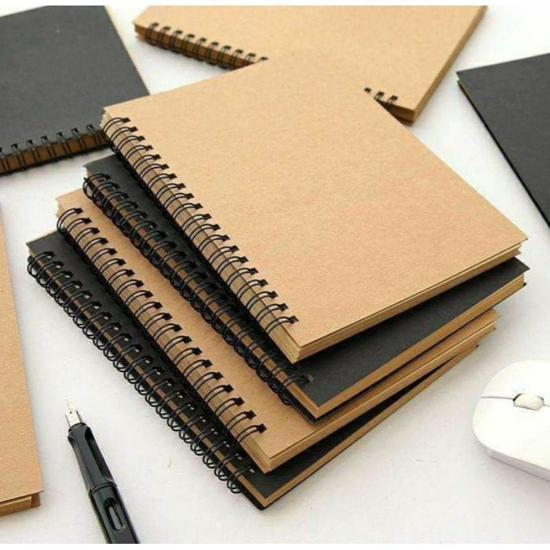 

BUKU SKETSA, SKETCHBOOK, Buku Sketsa Polos, Sketchbook A6 dan A5, Buku Sketsa Coklat,HVS,Book paper.