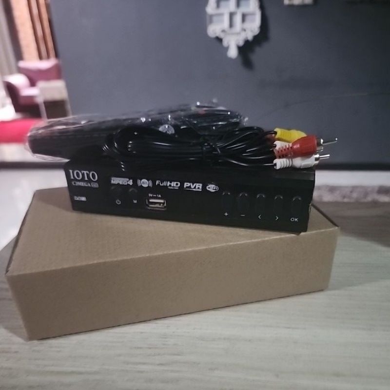 [STB TV Digital] STB DVB T2 IOTO Omega HD - STB TV Merk Jepang  - Chipset Sunplus 1509c - Tuner R850