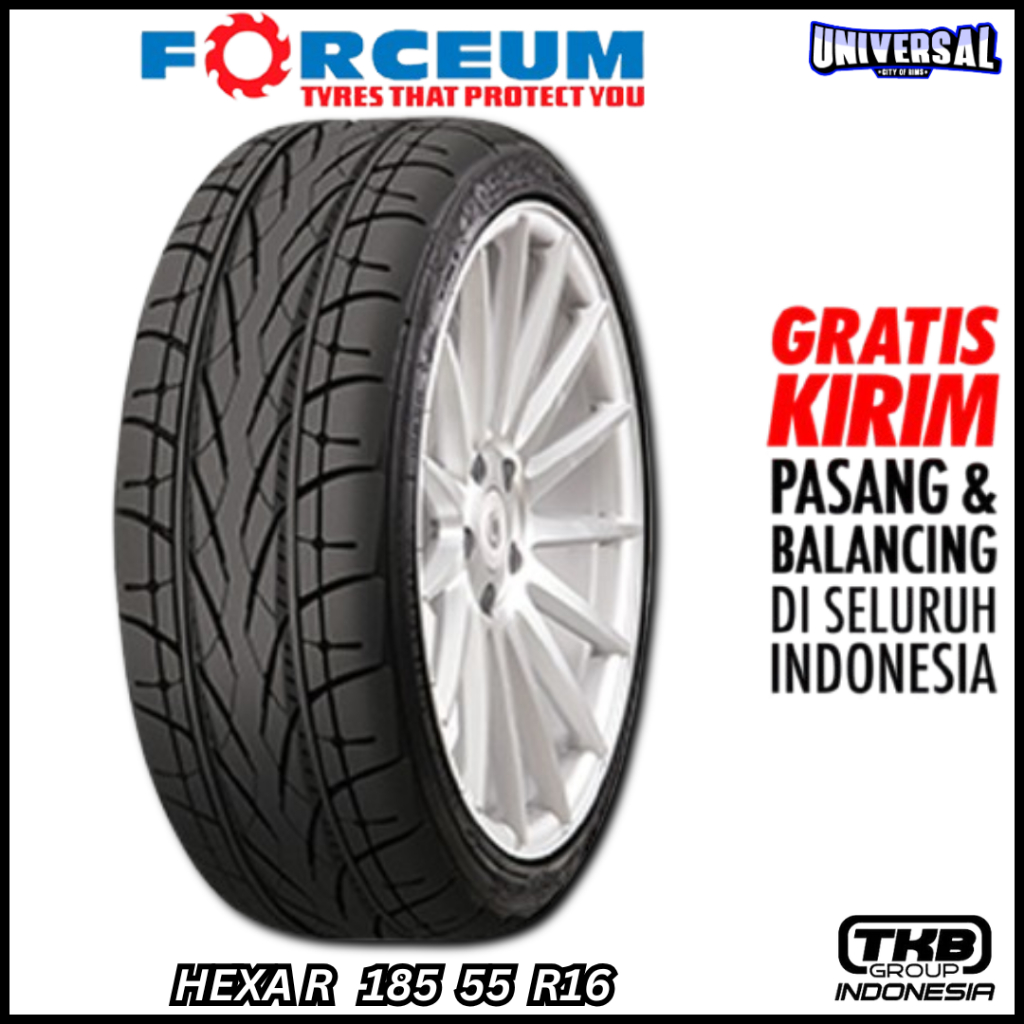 Ban mobil Tubles 185 55 r16 merk forceum awet dan murah