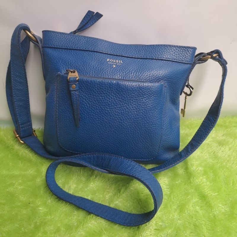 Preloved Slingbag | Tas Selempang Wanita Warna Biru