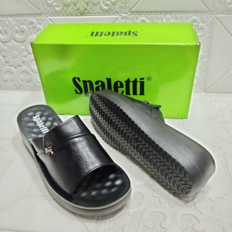 Sandal Spaletti Wedges/Sandal Import Spaletti/Sandal Import Wanita Spaletti