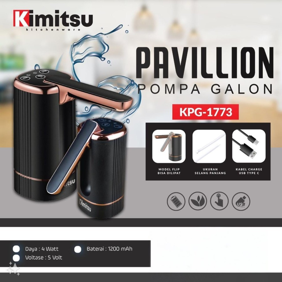 New Pompa Galon Electric Premium Kimitsu Kpg 1773 Pavilion Series