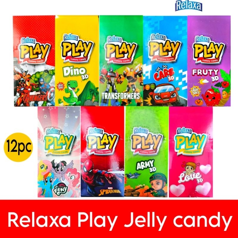 

Relaxa Play permen jelly isi 12 pc/kotak