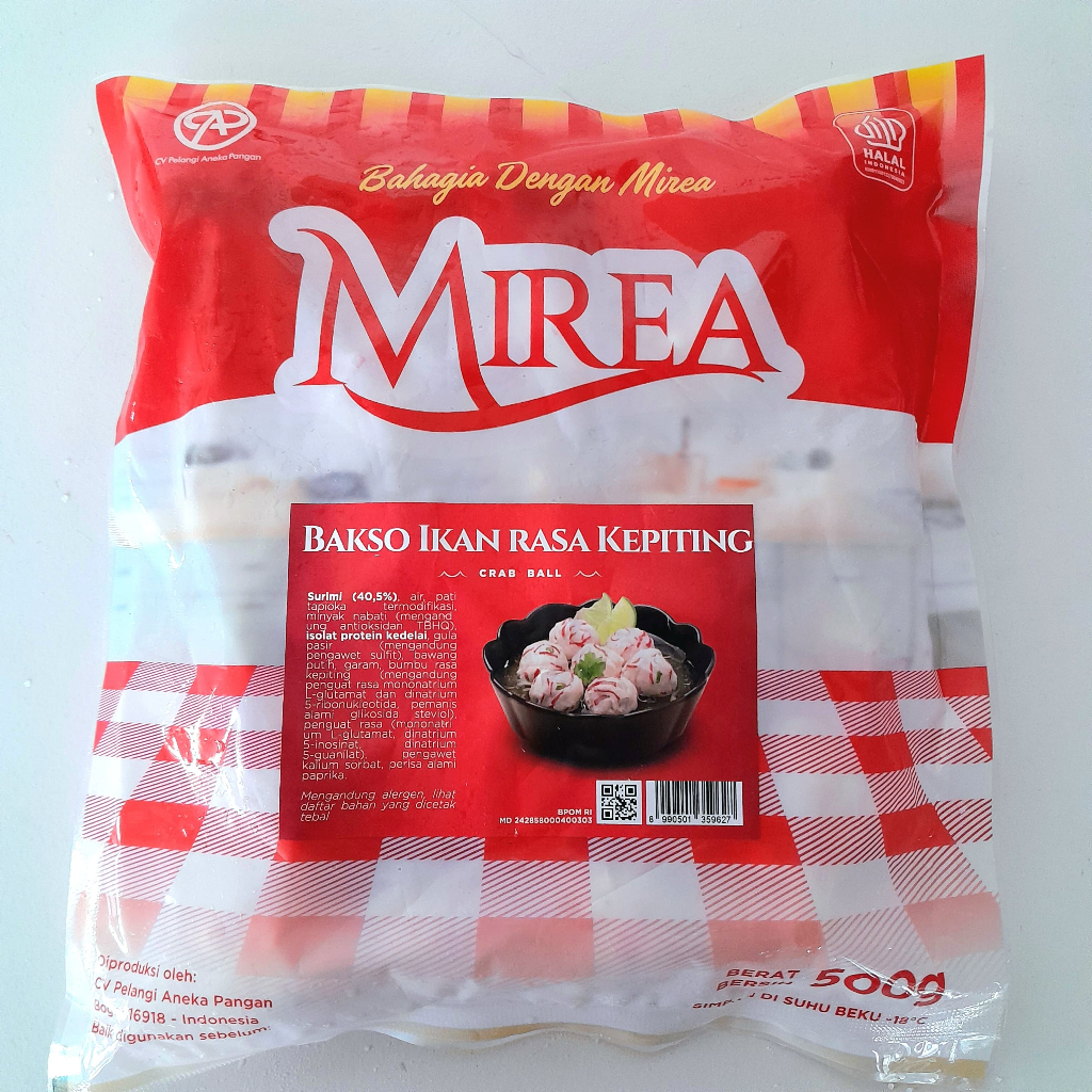 

MIREA bakso kepiting 500gr