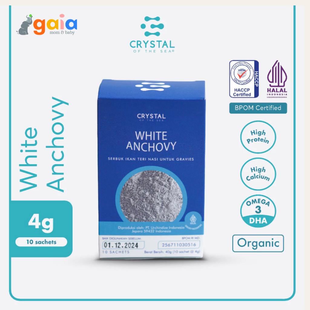 

Crystal of the Sea White Anchovy Powder Box of 10 Sachets