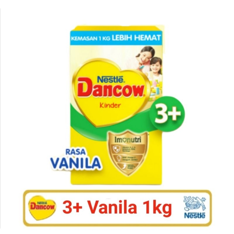 Susu Dancow 1kg 1+ 3+ 5+ rasa madu dan vanila susu formula bayi