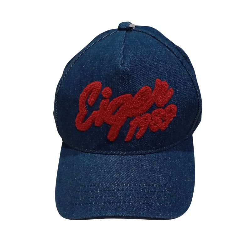 E I G E R  1989 Wood Digger - DENIM (SIZE S-M) topi baseball jeans biru merah jins jin