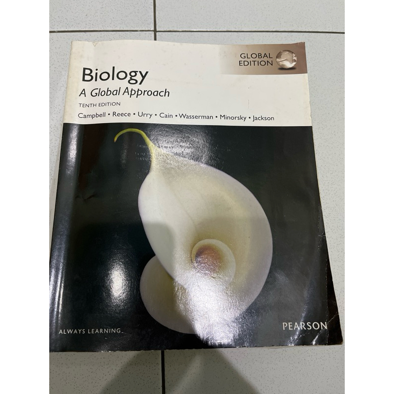 

buku biologi biology a global approach tenth edition 10th campbell pearson edisi 10 9781292008653 original asli