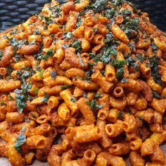

MAKARONI RENYAH PEDAS CIKRUH,ORIGINAL BALADO DLL MANTAP" 1kg