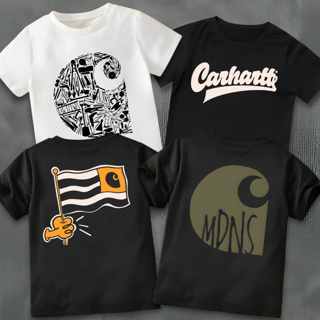 KAOS CARHARTT ANAK USIA 1-12tahun TSHIRT CARHARTT KIDS THREATS SUPPLY KATUN COMBED PREMIUM UNISEX