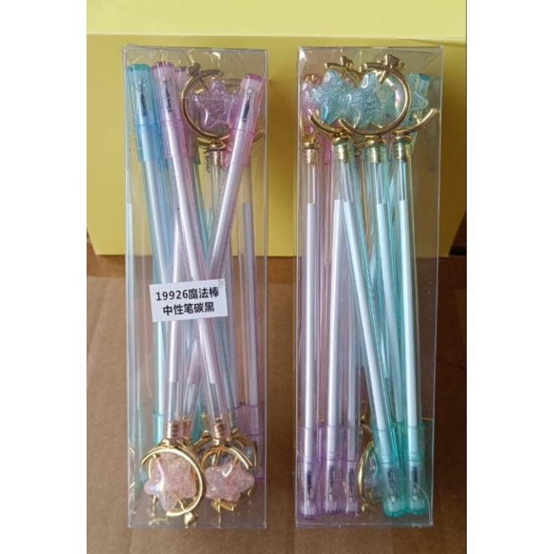 

Pulpen Bintang 12pcs Pulpen Tinta Gel Pen Pulpen Star