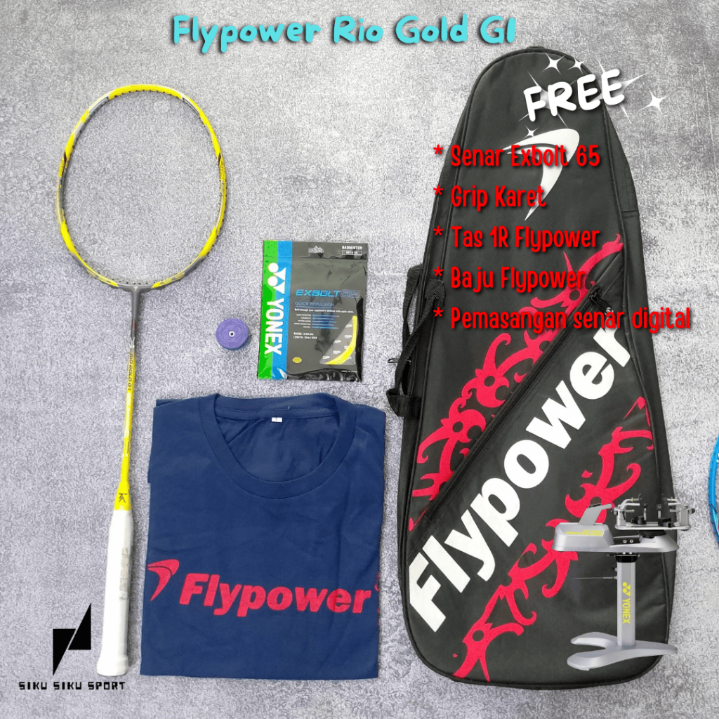 Raket Badminton Flypower Rio Gold G1