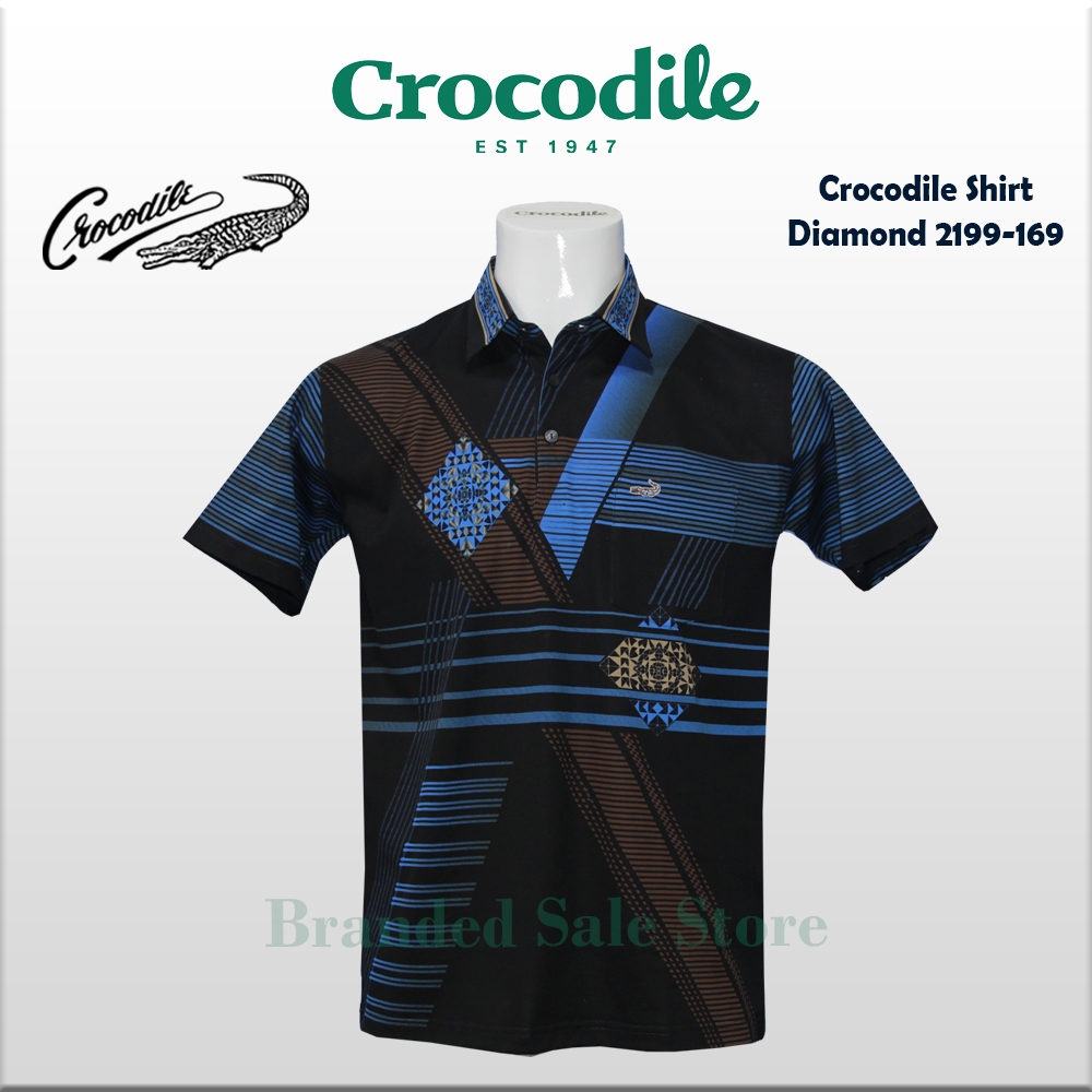 Polo Shirt Kaos Kerah Kemeja CROCODILE Diamond, 2199-169-05